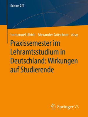 cover image of Praxissemester im Lehramtsstudium in Deutschland
